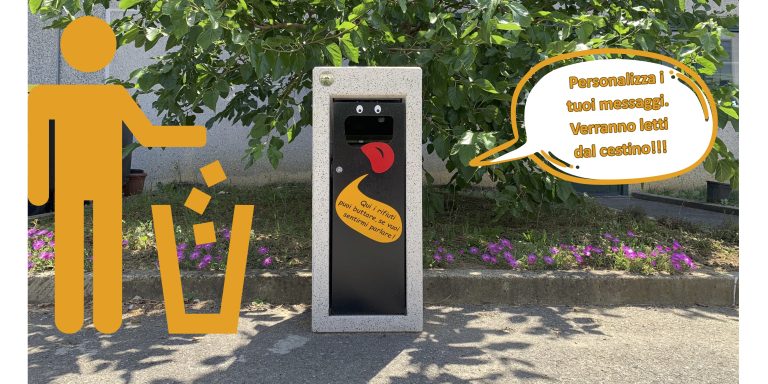 Personalizza i messaggi che verranno letti dal cestino parlante