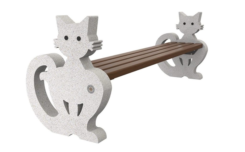 Una collezione bestiale: la panchina gatto